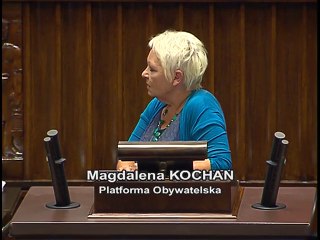 Poseł Magdalena Kochan - Wystąpienie z dnia 08 czerwca 2016 roku.