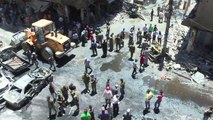 Suicide bombers strike outside Syria shrine