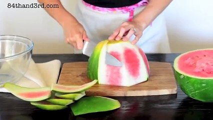 Un trucco geniale per servire il melone