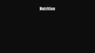 Read Nutrition Ebook Free