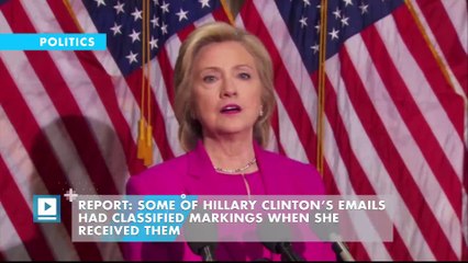 Despite Clinton claims, 2012 email had classified marking