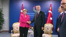 Cumhurbaşkanı Erdoğan, Almanya Başbakanı Merkel'i Kabul Etti / 23 Mayıs 2016