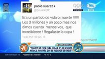 El duro tuit del hermano de Luis Suárez contra Tabárez