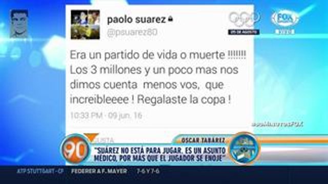 El duro tuit del hermano de Luis Suárez contra Tabárez