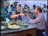 Farooq Sattar gets angry on anchor