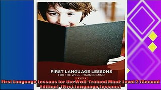 best book  First Language Lessons for the WellTrained Mind Level 2 Second Edition  First