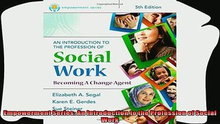 favorite   Empowerment Series An Introduction to the Profession of Social Work