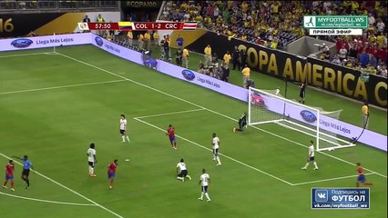 1-3 Celso Borges Goal - Colombia 1 - 3 Costa Rica – Copa América 11.06.2016