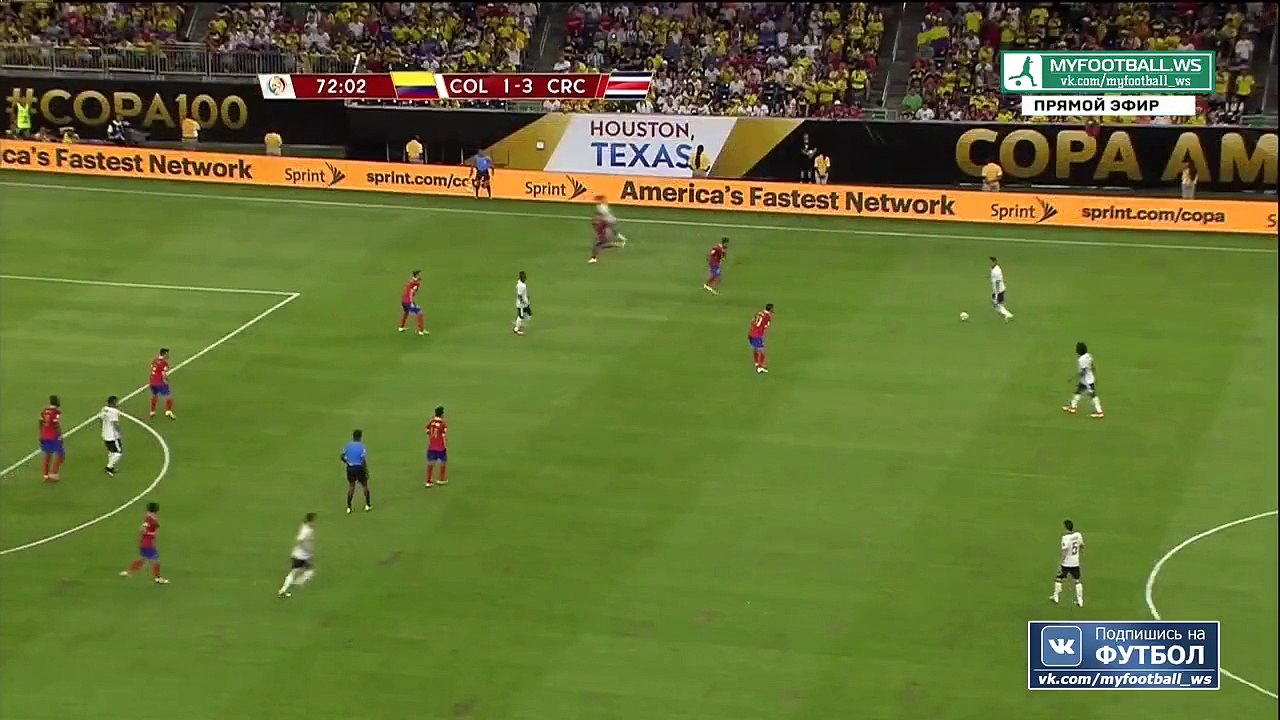 2-3 Marlos Moreno Goal - Colombia 2 - 3 Costa Rica – Copa América 11.06.2016