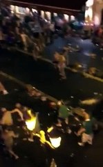 Disturbing scenes between Northern Ireland & Poland fans | UEFA EURO 2016 HD