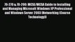 Read 70-270 & 70-290: MCSE/MCSA Guide to Installing and Managing Microsoft Windows XP Professional