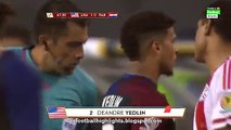 DeAndre Yedlin Horror Faul & RED CARD - USA 1-0 Paraguay 2016