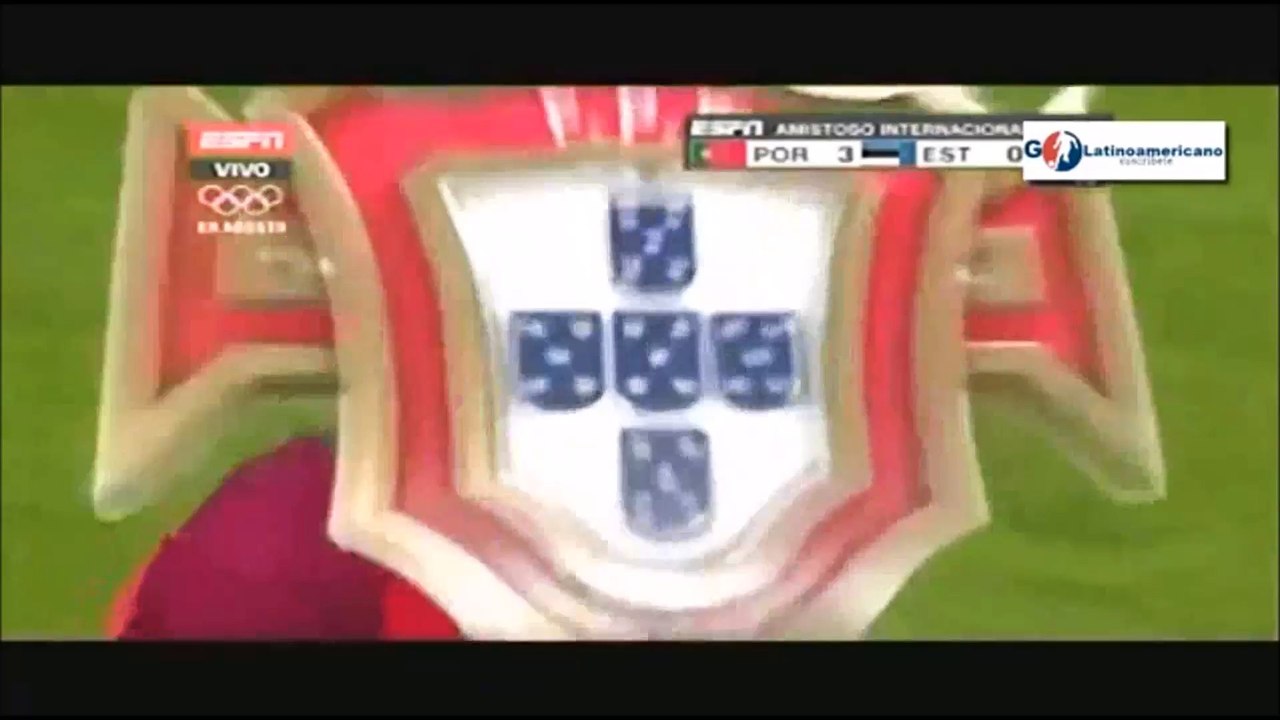 Amistoso Internacional: Portugal 7 Estonia 0 // Gol de Cristiano Ronaldo.