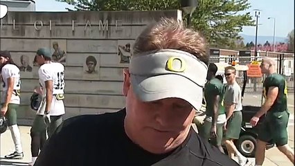 Chip Kelly: Oregon spring practice 4/23/12