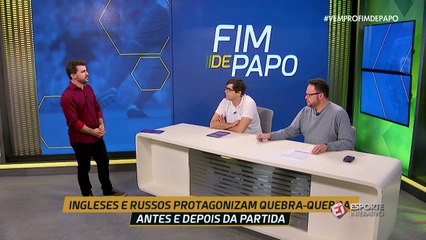 Torcedores ingleses e russos brigam antes, durante e após o fim da partida em Marselha