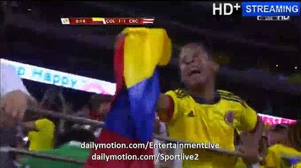 1-1 Frank Fabra Goal - Colombia 1-1 Costa Rica USA 2016