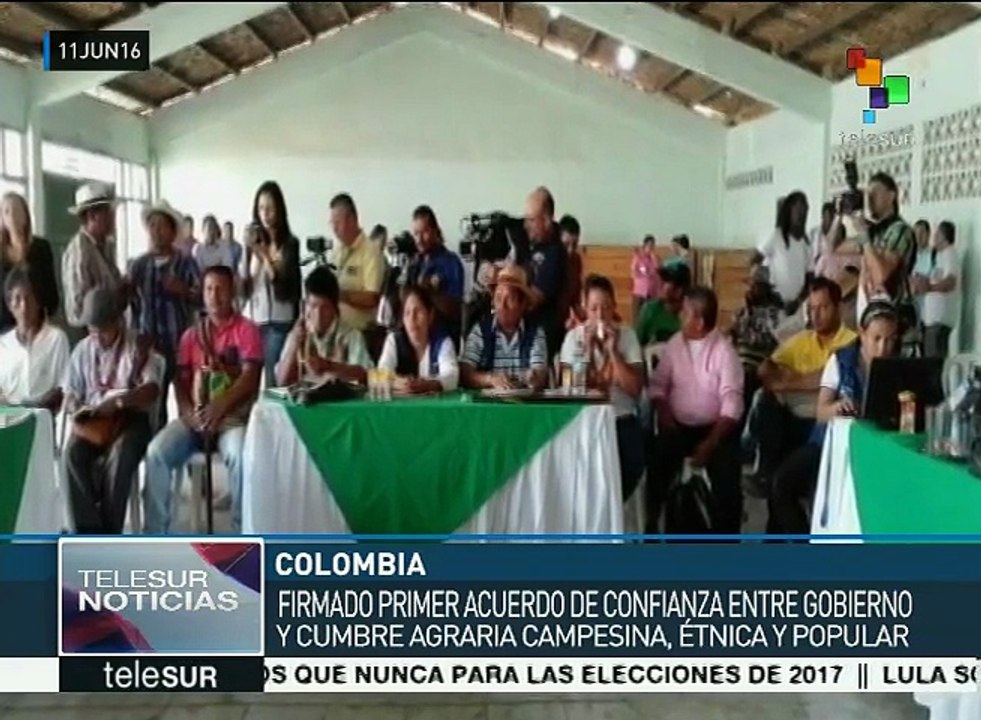 Colombia: denuncian agresión contra campesinos e indígenas