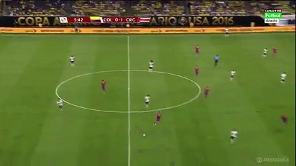 Frank Fabra Goal HD Colombia vs Costa Rica 1-1 Copa America Centenario