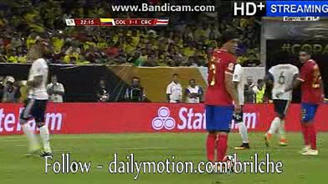 Francsisco Calvo Amazing Header HD - Colombia vs Costa Rica - Copa America - 11-06-2016