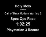 Call of Duty: Modern Warfare 2 - Spec Ops - Race - 1:02:25 - Playstation 3 Record