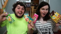 Tasting Japanese Snacks with My Boyfriend!