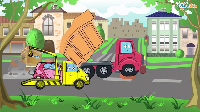 ✔ Camión, Grúa, Excavadora | Carritos Para Niños. Caricaturas de carros | Tiki Taki Camiónes ✔