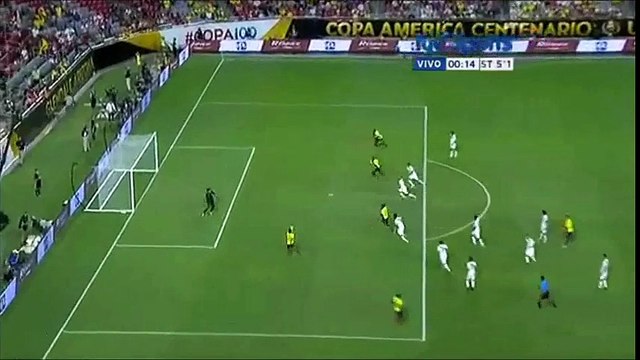 Copa América Centenario: Ecuador 2 Perú 2 // Gol de Miler Bolaños