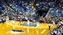 Houston Rockets Kevin Martin Dunk vs Minnesota Timberwolves at Target Center on 1/23/12