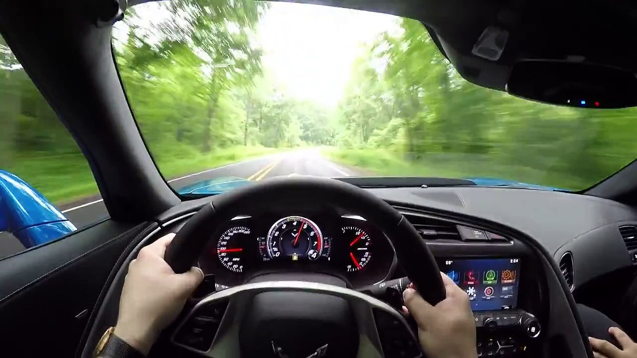 SAVAGE!! 2015 CORVETTE MUFFLER DELETE! POV DRIVE AND EXHAUST