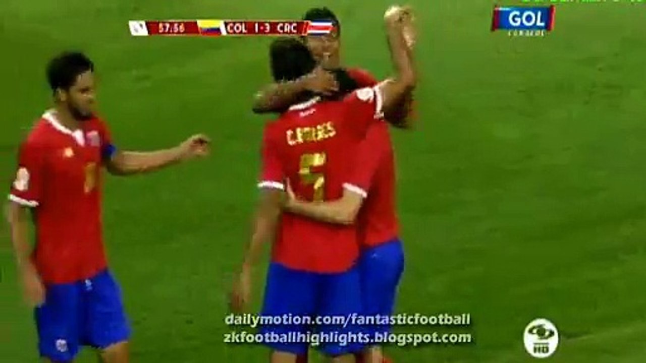 Celso Borges Goal Colombia 1-3 Costa Rica 11.06.2016 HD