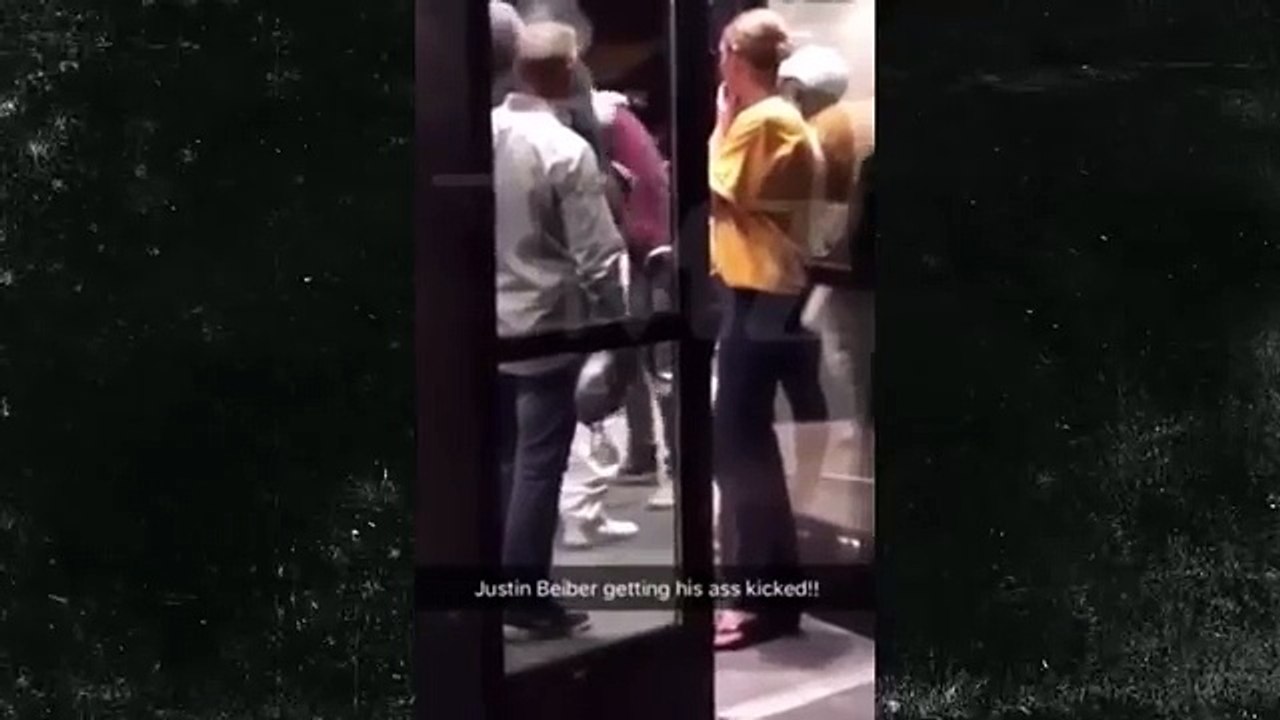 Justin Bieber Fist Fight Video!