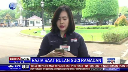 Razia Warung Makan di Serang Buka Saat Ramadan