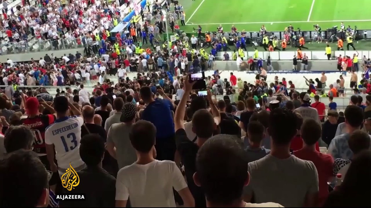 Violence mars England-Russia Euro 2016 opener