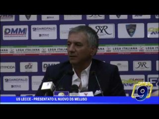 Us Lecce |  Presentato il nuovo ds Meluso