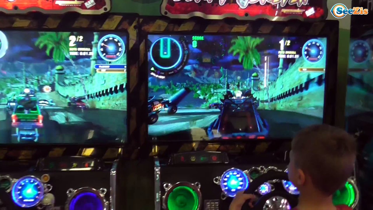 Трансформер Оптимус Прайм. Игорек и Богдан - Гонки Монстр Трак. Развлекательный Центр для детей