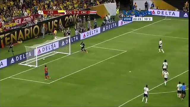Copa América: Colombia 2 Costa Rica 3 // Gol de Venegas.