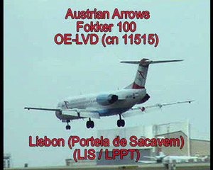 Austrian Arrows (Tyrolean Airways) Fokker 100 (F-28-0100)