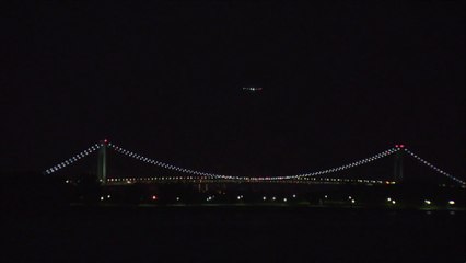 Solar Impulse Airplane - Vol de nuit d'un avion solaire au dessus de New York !