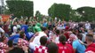 Euro Cup 2016 Croatian Fans Singing with Irish Fans