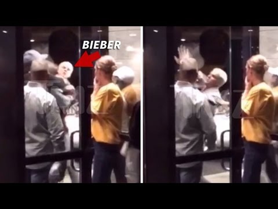 Justin Bieber FIGHTS Outside Cleveland Hotel - Hollywood Asia