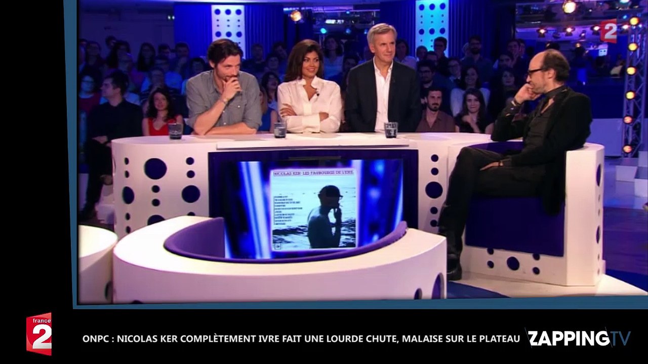 ONPC : Nicolas Ker complètement ivre fait une lourde chute, malaise sur le plateau (Vidéo)