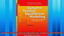 For you  Dynamic General Equilibrium Modeling Computational Methods and Applications
