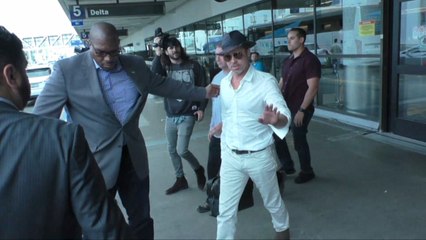 Brad Pitt Leads LAX Hat Show As Original Ghostbusters Bust Out