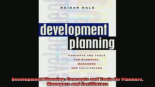 Popular book  Development Planning Concepts and Tools for Planners Managers and Facilitators