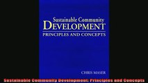 Read here Sustainable Community Development Principles and Concepts