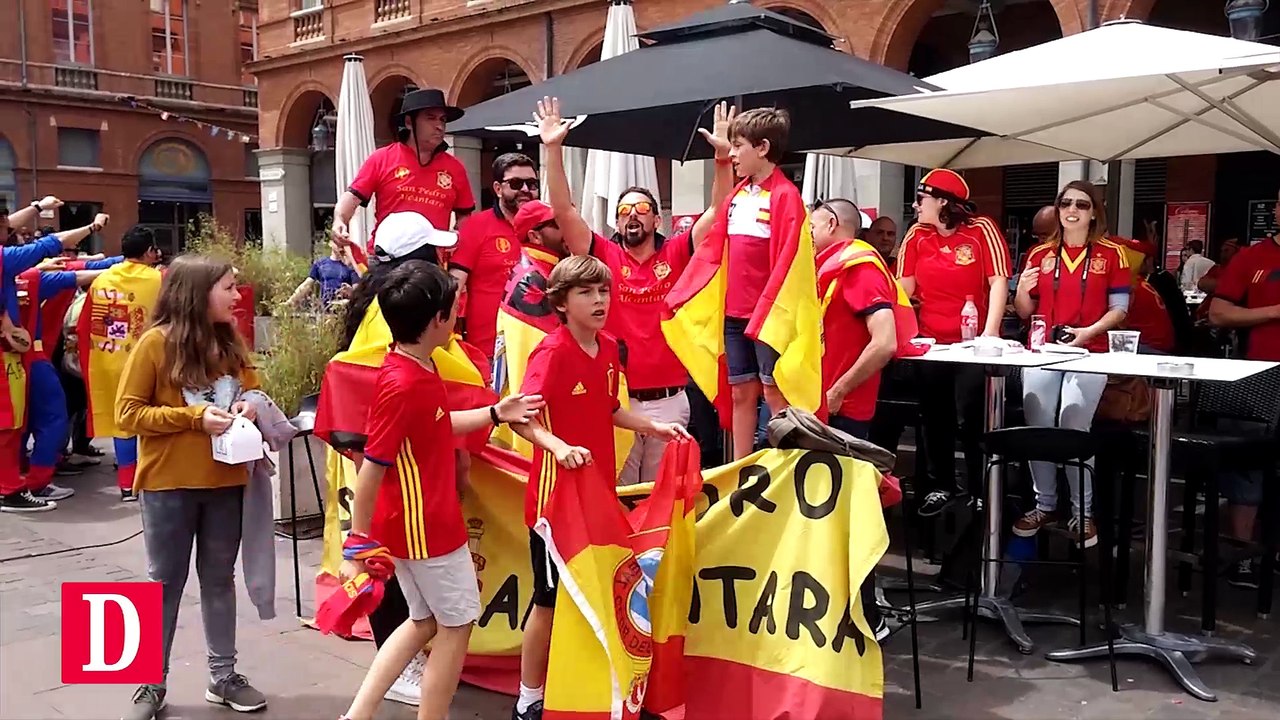 Euro 2016 : les supporters espagnols sont à Toulouse