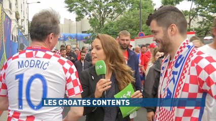 Euro 2016 - Les croates contents - canal+ sport