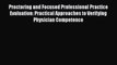 [Read] Proctoring and Focused Professional Practice Evaluation: Practical Approaches to Verifying