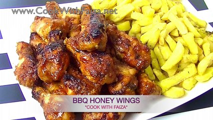 BBQ HONEY WINGS *COOK WITH FAIZA*
