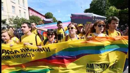 "Marcha por la Igualdad" en Ucrania, contra la discriminación del colectivo LGTB